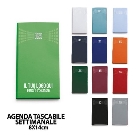 0197 - 0189 (AGENDA TASCABILE SETTIMANALE) personalizzata