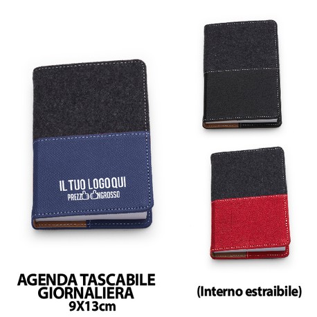 0380 (AGENDA TASCABILE GIORNALIERA) personalizzata