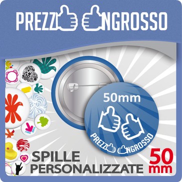 Spille Pins personalizzate da 50mm