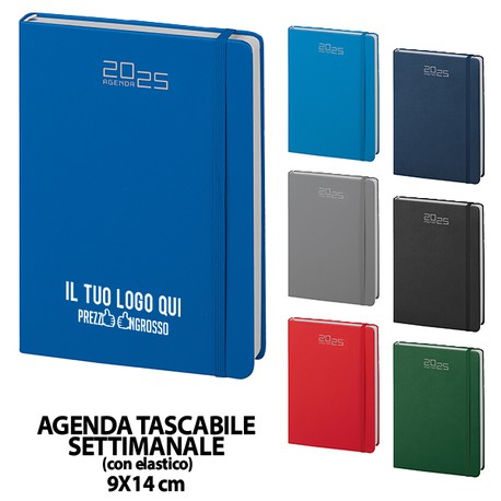 PB287 (AGENDA TASCABILE SETTIMANALE) personalizzata disponibile dal 28/10