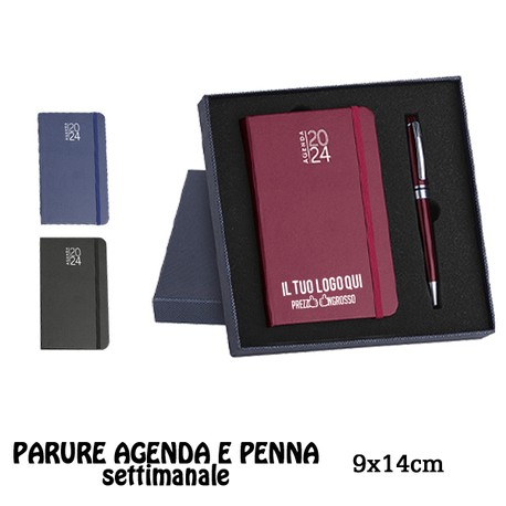 PB573 (PARURE AGENDA E PENNA) personalizzata